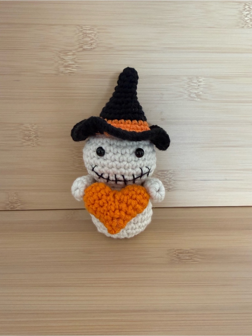 Emotional support buddy Halloween edition amigurumi / keychain / charm